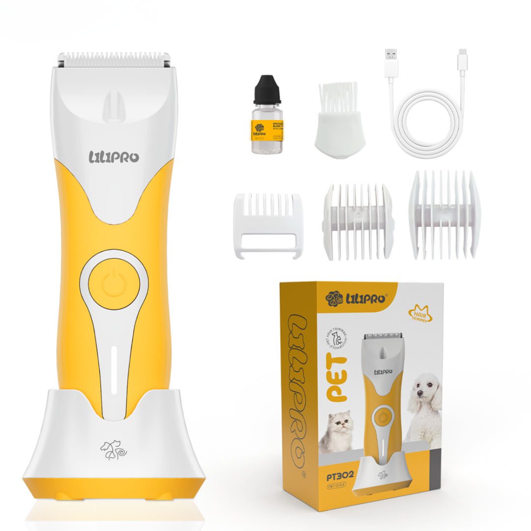 Cortapelos Inalámbrico para Mascotas con LED y Cuchilla Cerámica | LILIPROPET PT302