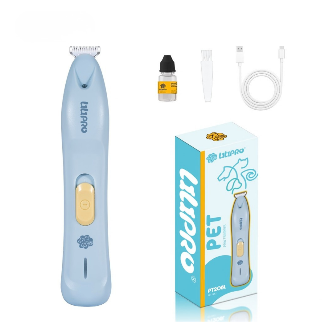 Recortadora de Pelo para Patas con Luz LED para Perros y Gatos | LILIPROPET PT206L