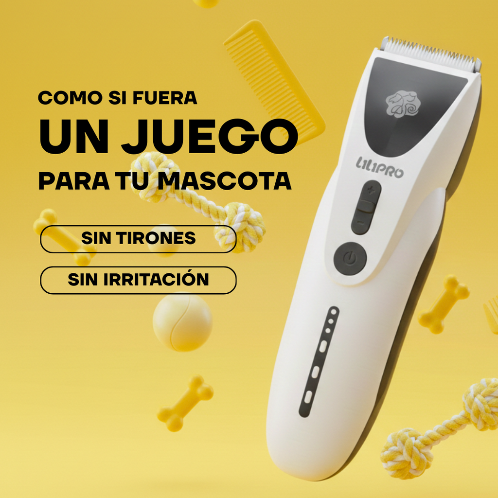 Cortapelos Inalámbrico Potente para Perros y Gatos con Cuchilla Cerámica | LILIPROPET PT306