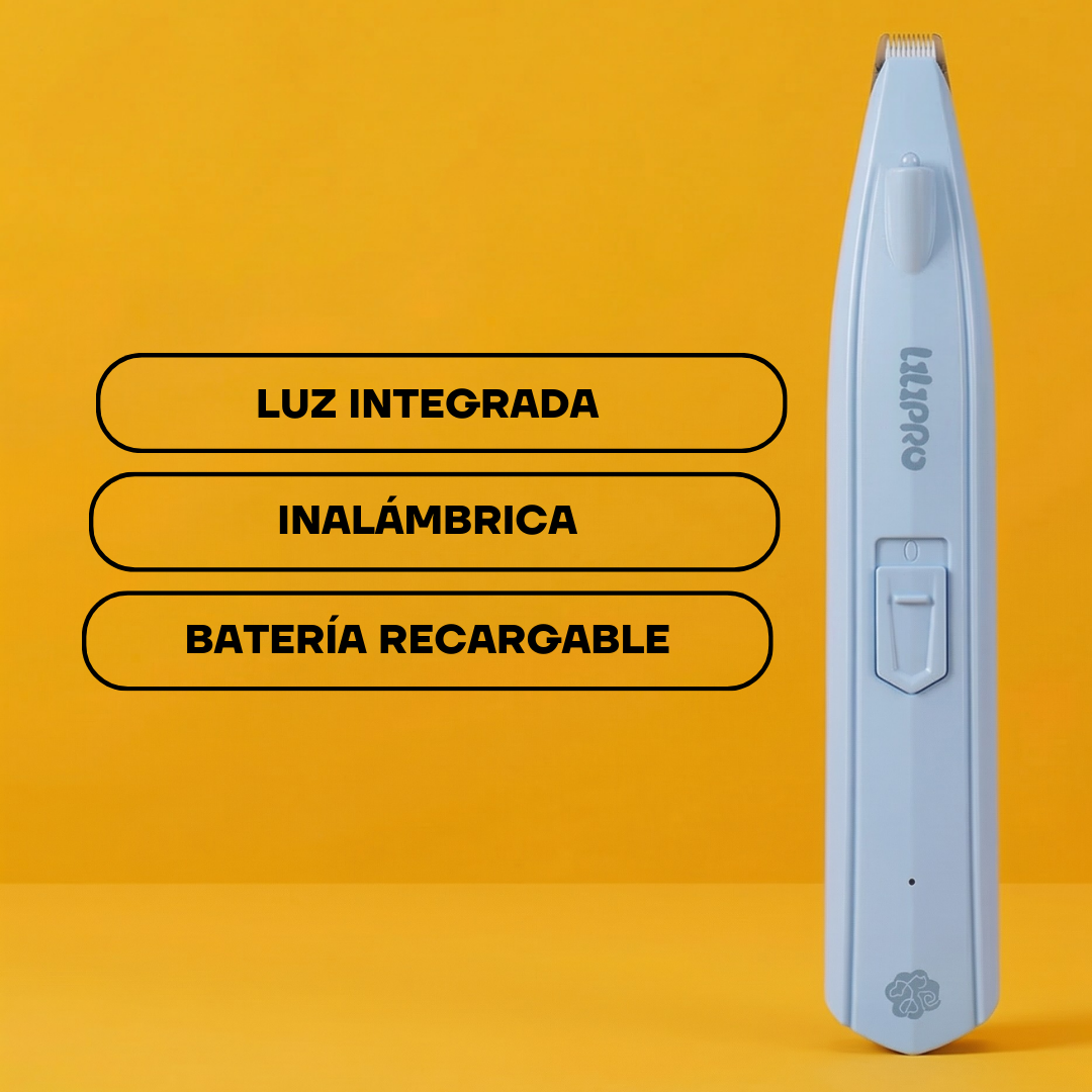 Recortadora de Pelo para Patas con Luz LED para Perros y Gatos | LILIPROPET PT203L