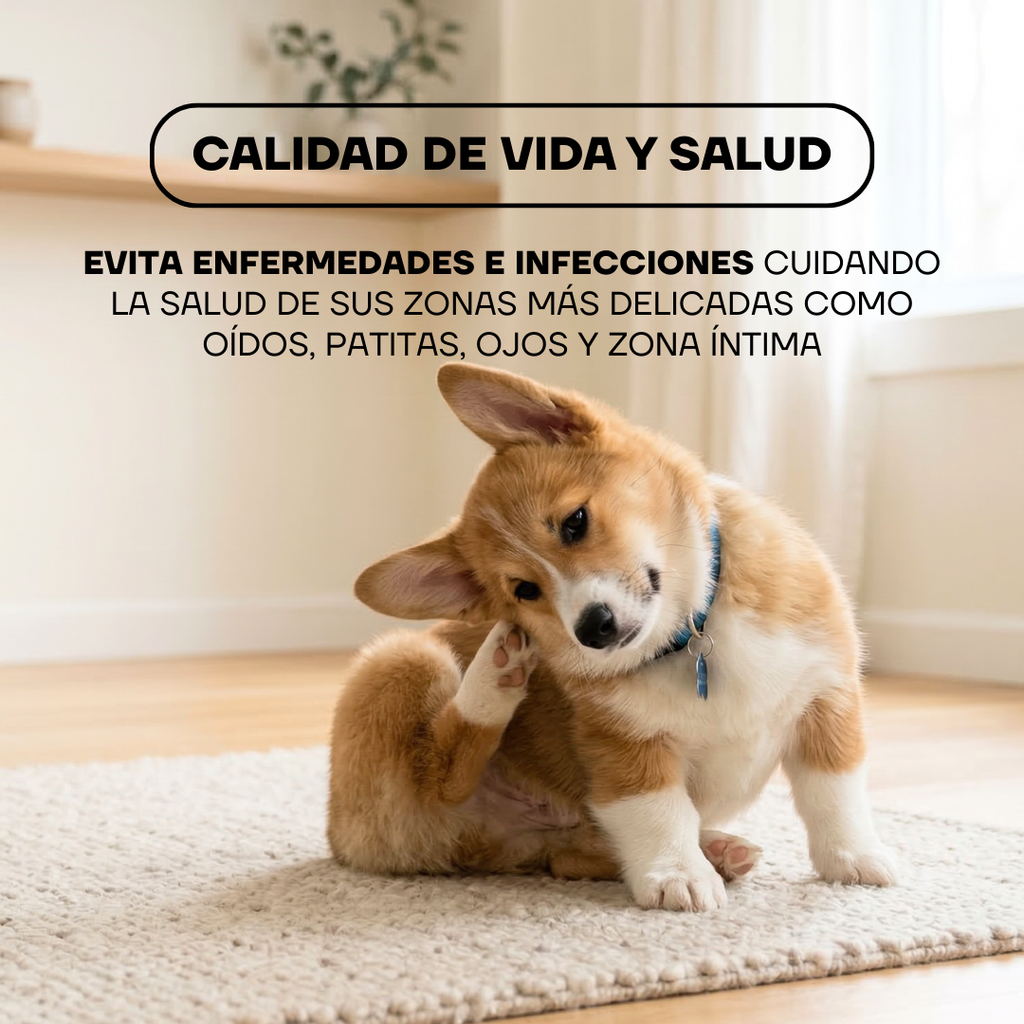 Recortadora de Pelo para Patas con LED y 2 Velocidades para Perros y Gatos | LILIPROPET PT209L