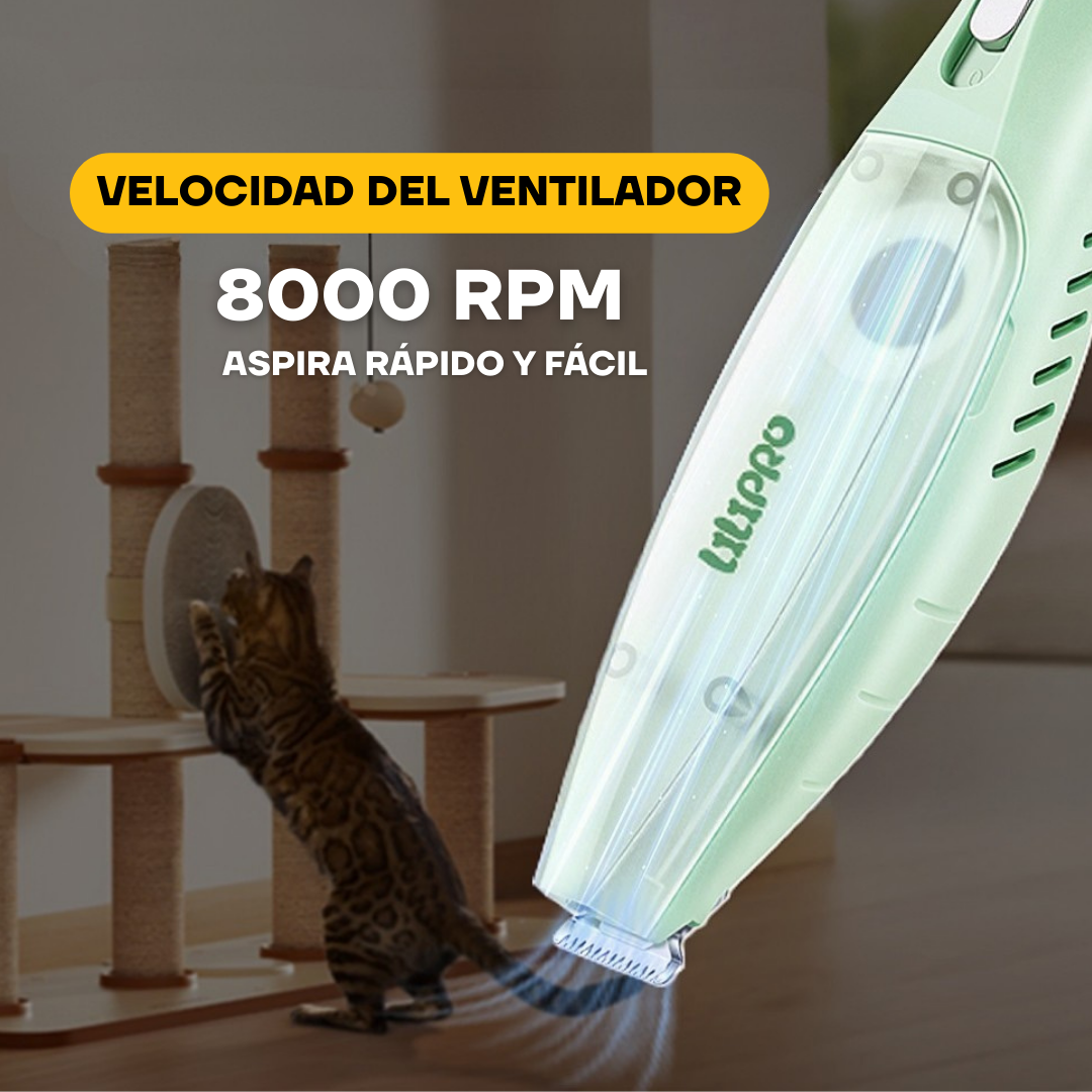 Recortadora de Pelo para Patas con Succión para Perros y Gatos | LILIPROPET PT208