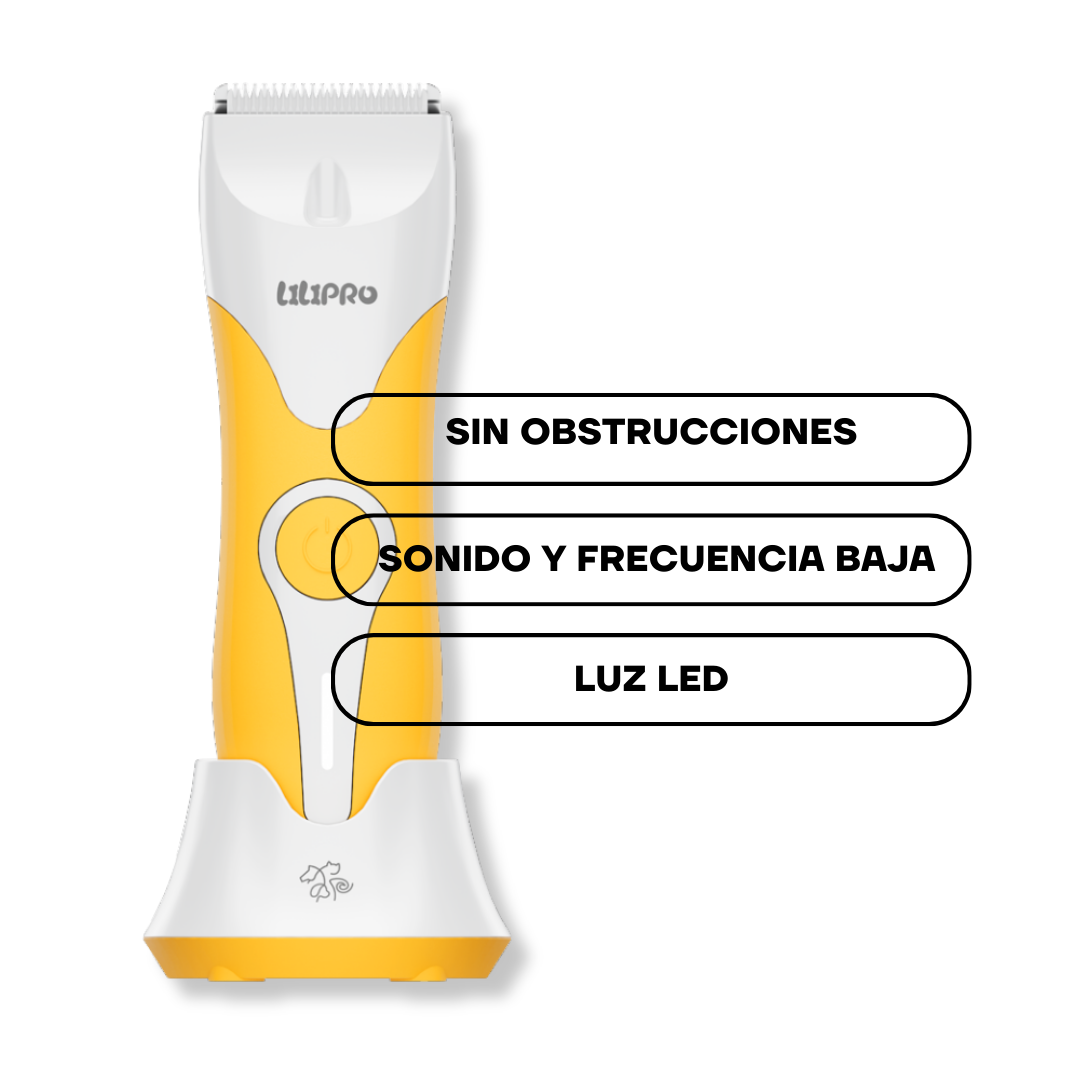 Cortapelos Inalámbrico para Mascotas con LED y Cuchilla Cerámica | LILIPROPET PT302