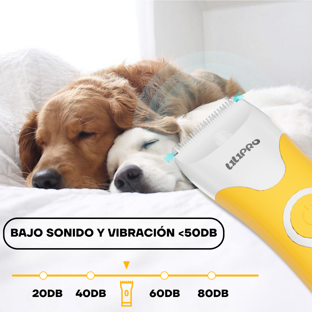 Cortapelos Inalámbrico para Mascotas con LED y Cuchilla Cerámica | LILIPROPET PT302