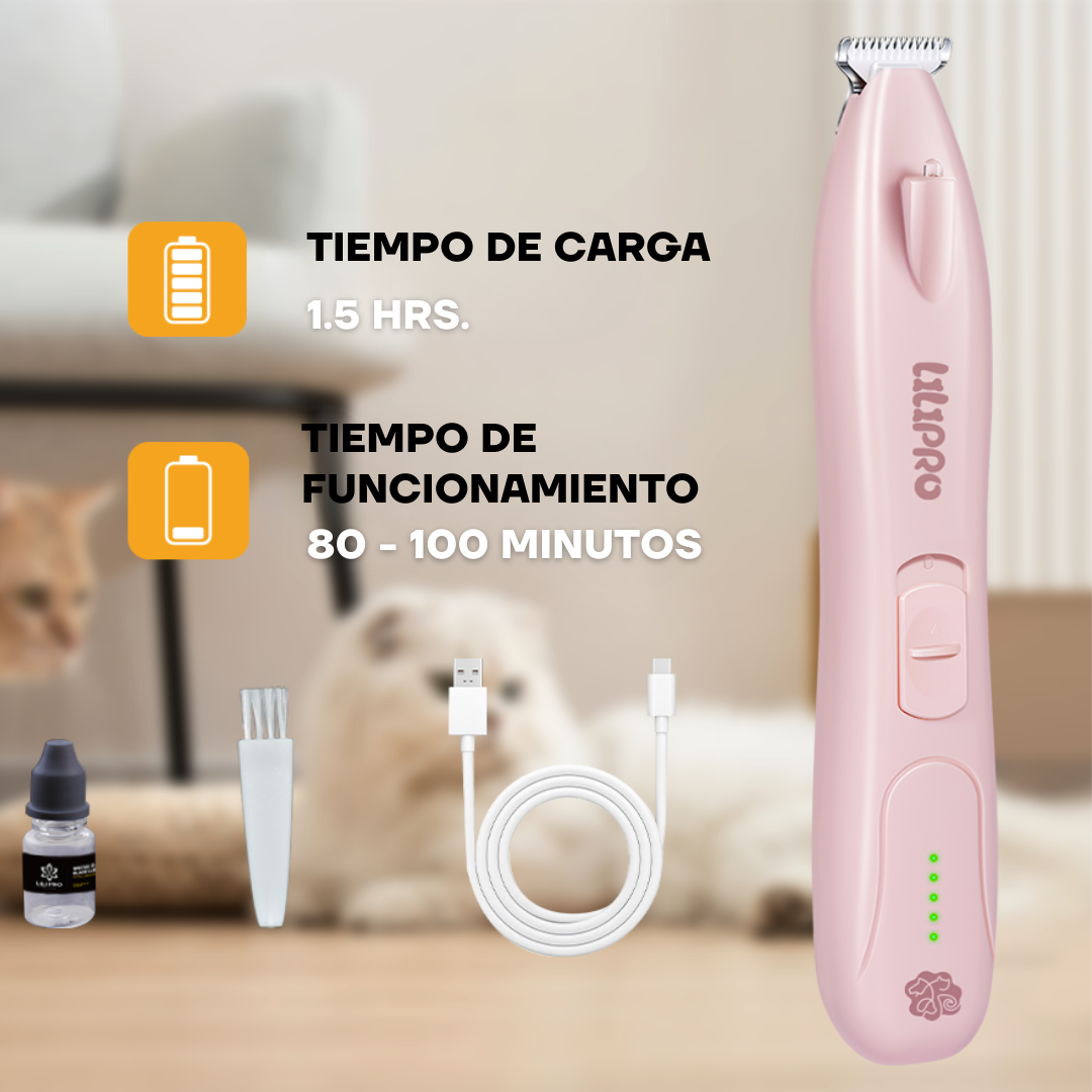 Recortadora de Pelo para Patas para Perros y Gatos con LED | LILIPROPET PT200L