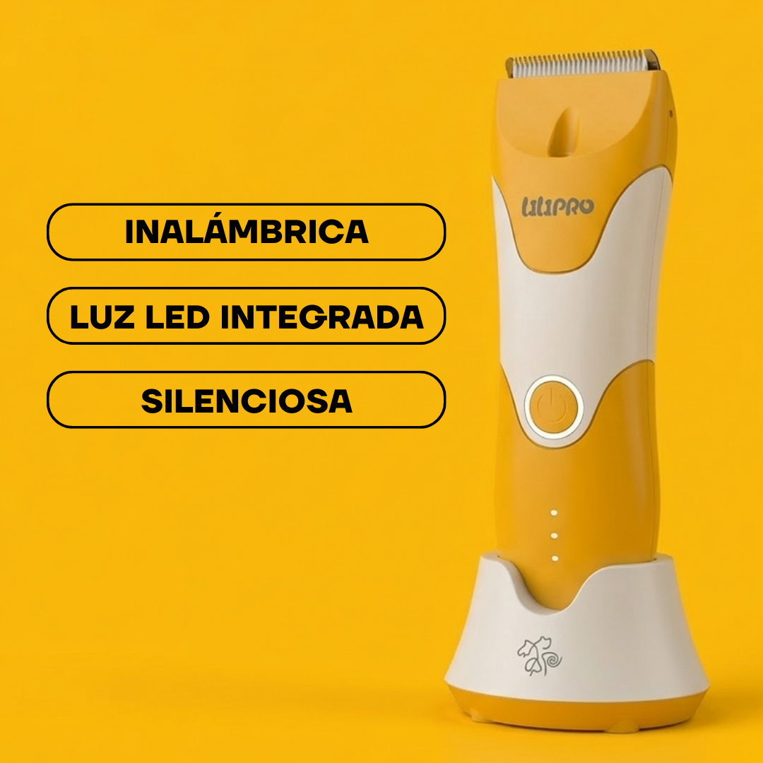 Cortapelos Inalámbrico para Gatos y Perros con LED | LILIPROPET PT303