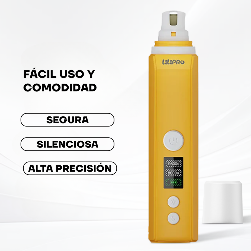 Lima de Uñas Eléctrica  para Perros y Gatos con LED | LILIPROPET PG101