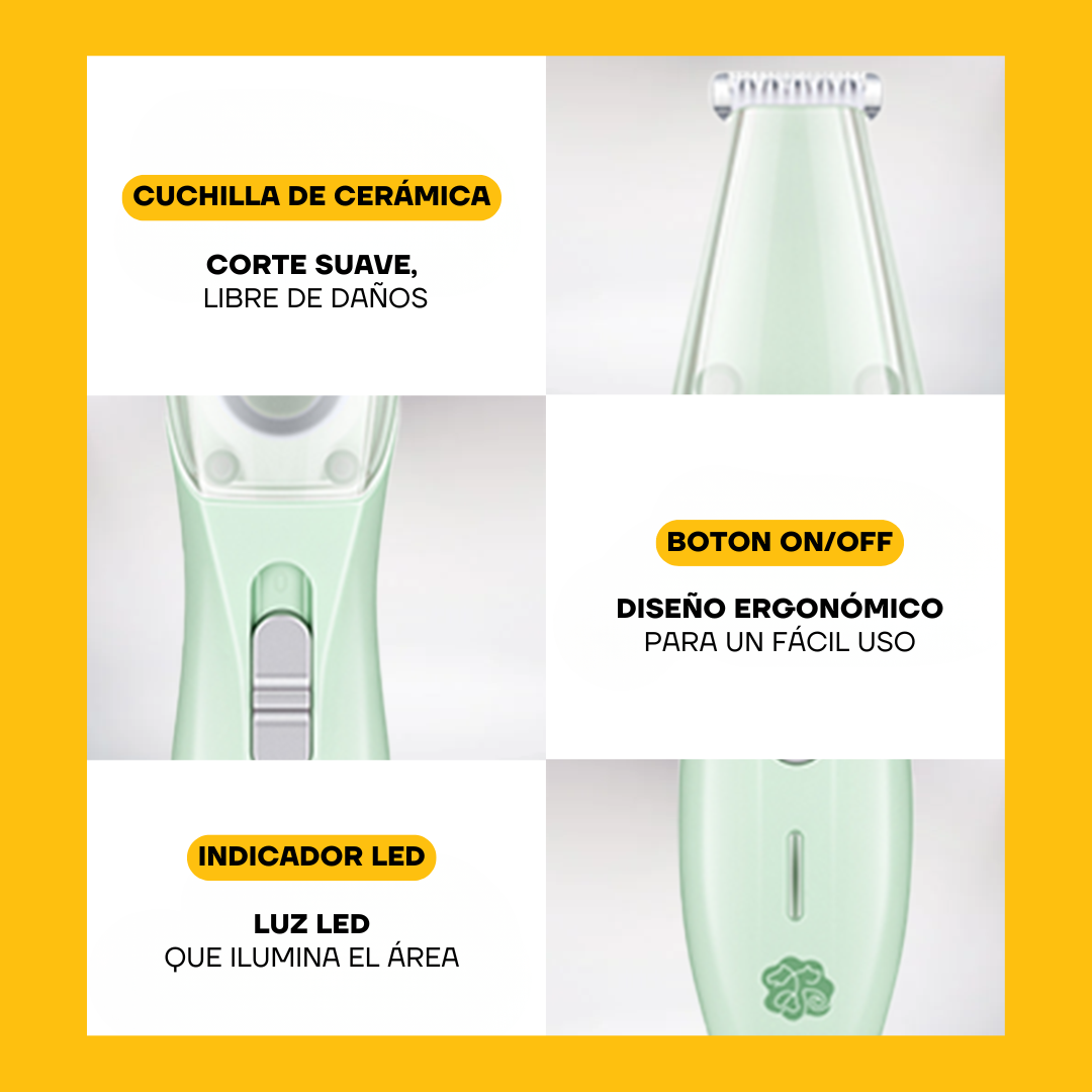 Recortadora de Pelo para Patas con Succión para Perros y Gatos | LILIPROPET PT208