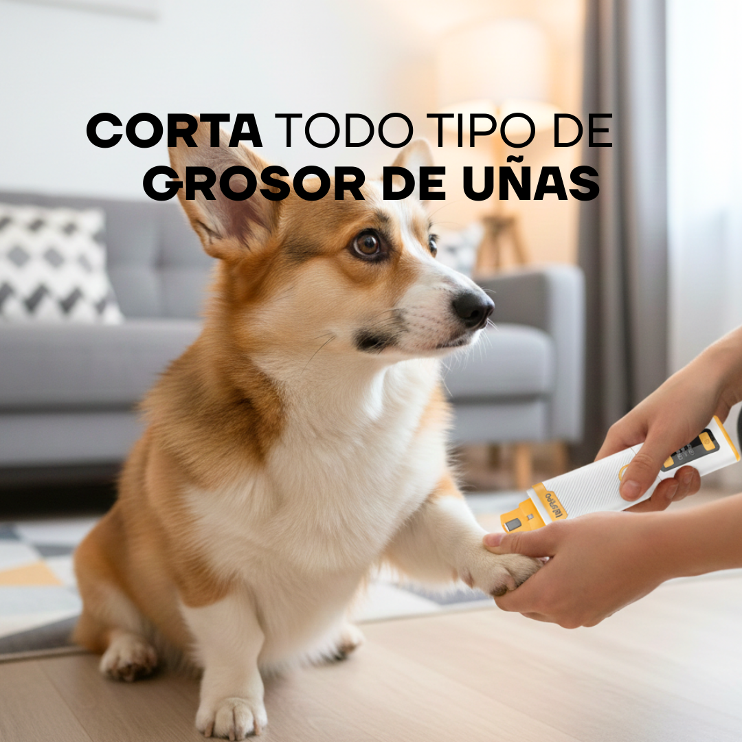 Lima de Uñas Profesional Eléctrica para Perros y Gatos con Pantalla LED | LILIPROPET PG102