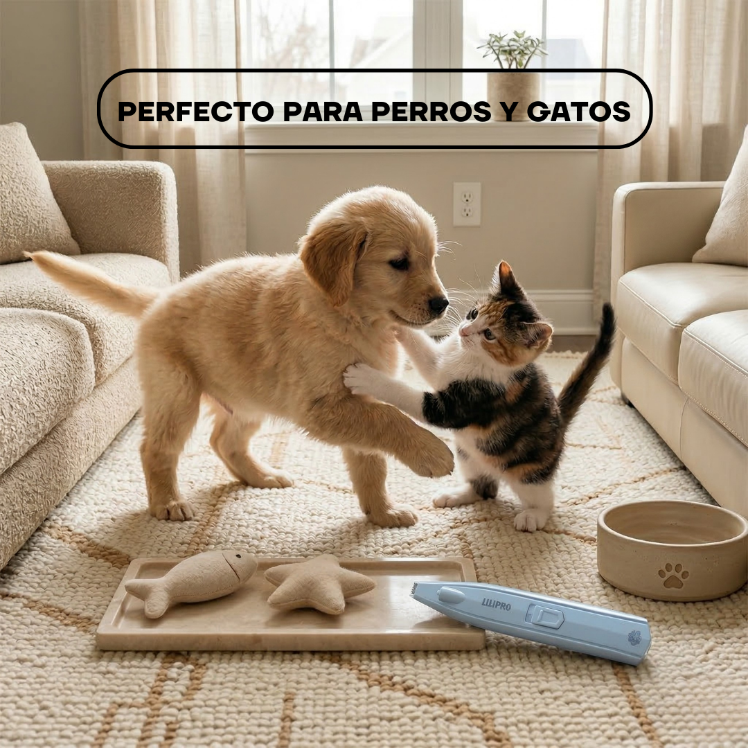 Recortadora de Pelo para Patas con Luz LED para Perros y Gatos | LILIPROPET PT203L