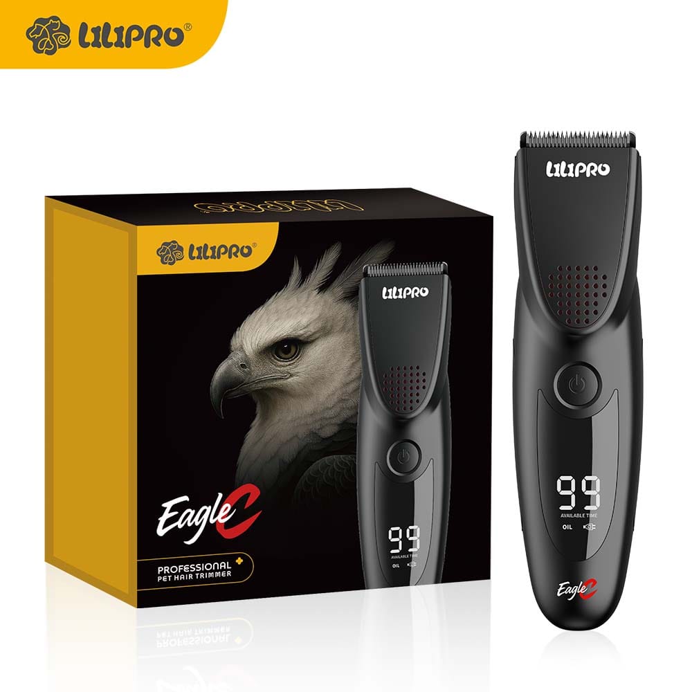Cortadora de detalle Eagle C de LILIPRO PET junto a su caja