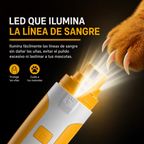Lima de Uñas Eléctrica 5 Velocidades con Luz LED para Perros y Gatos | LILIPRO PET PG105