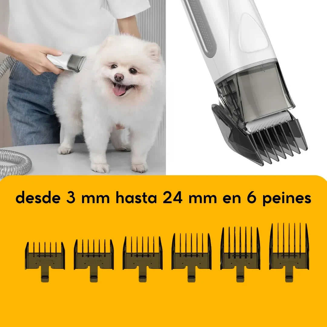 3 en 1 para Perros y Gatos | Aspiradora y Secador de Pelo | PD900