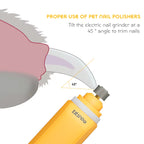 Lima de Uñas Eléctrica  para Perros y Gatos con LED | LILIPROPET PG101