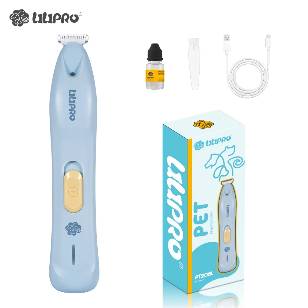 Recortadora de Pelo para Patas con Luz LED para Perros y Gatos | LILIPROPET PT206L