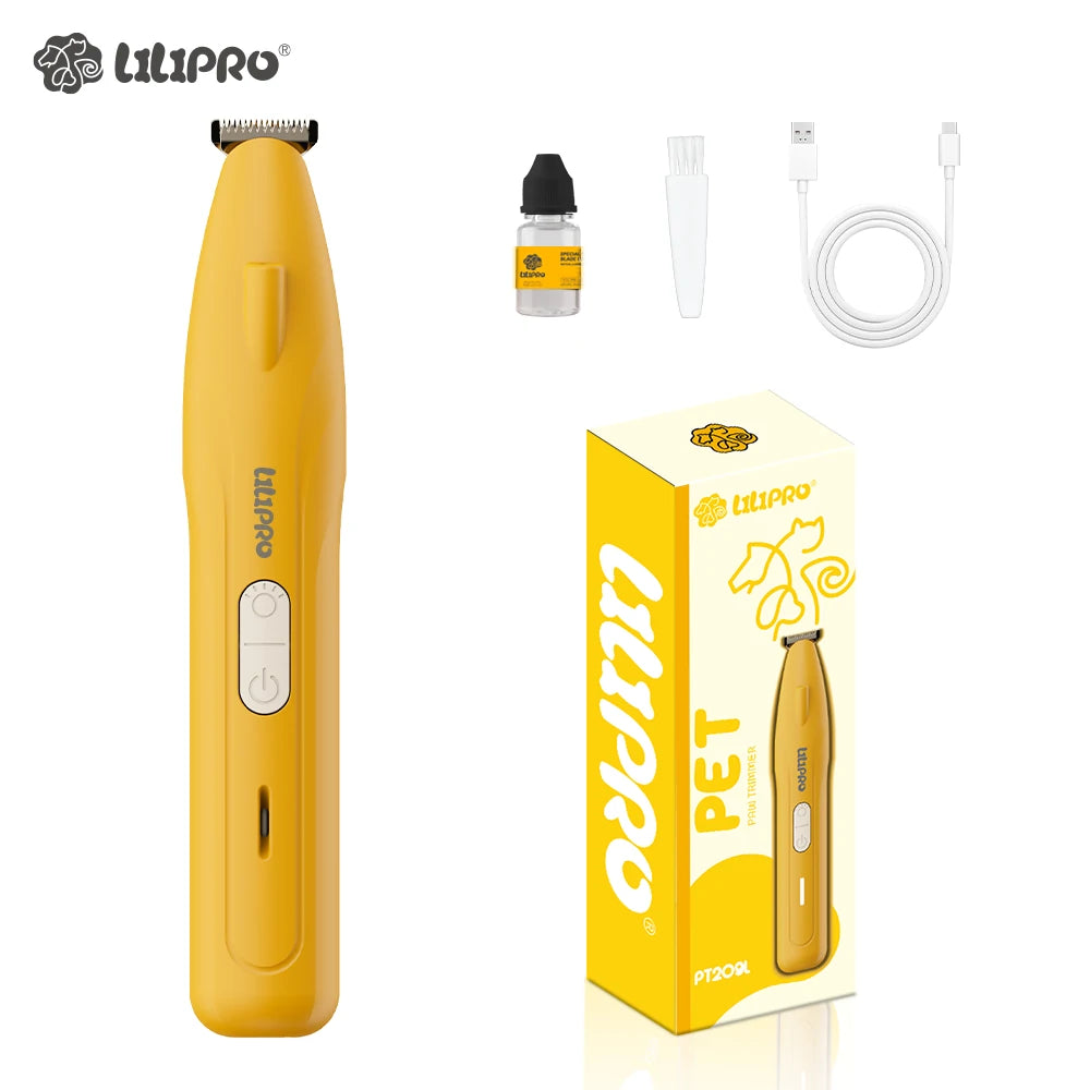 Recortadora de Pelo para Patas con LED y 2 Velocidades para Perros y Gatos | LILIPROPET PT209L