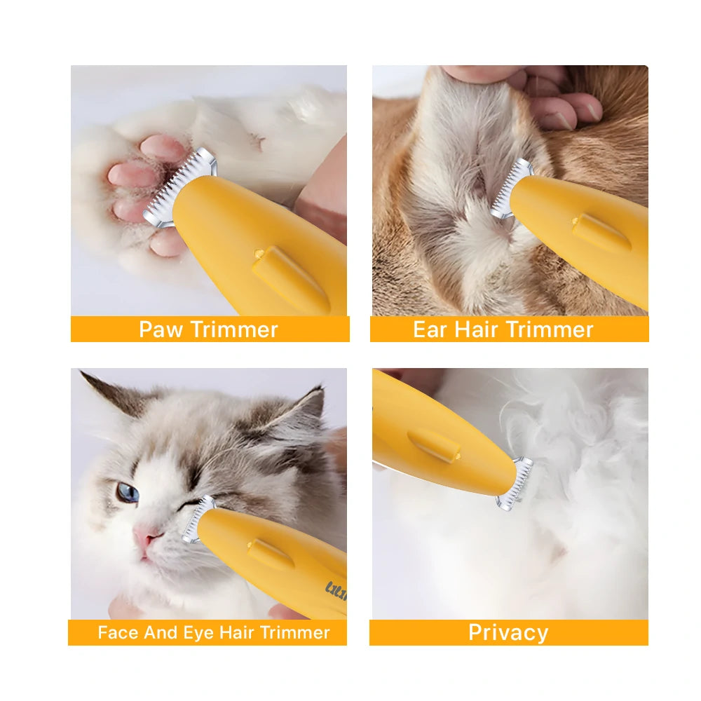 Recortadora de Pelo para Patas con LED y 2 Velocidades para Perros y Gatos | LILIPROPET PT209L
